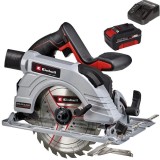Einhell TE-CS 18/190 Li BL SE PXC + Starter Kit - Fierastrau circular 190x20 mm + Set 1 acumulator si incarcator Li-Ion 18 V 4 Ah