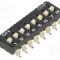 Intrerupator DIP, 2 pozitii, montare SMT, 8 sectiuni, DIPTRONICS - DM-08-V