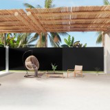 Copertina laterala retractabila, negru, 200x1200 cm GartenMobel Dekor, vidaXL