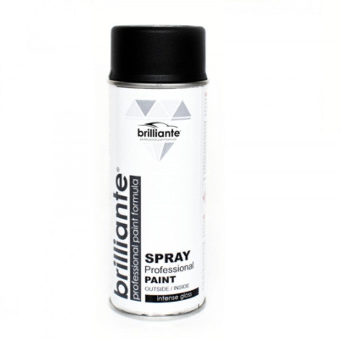 Vopsea Spray Brilliante Cauciucata Negru 400 ml
