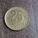 C50 - Moneda foarte veche - Argentina - 25 centavos - 1992, America Centrala si de Sud