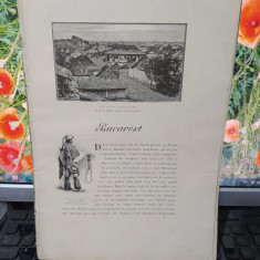 Bucarest, București, text în franceză, Carmen Sylva, extras, circa 1900, 229