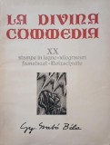 La divina commedia. XX stampe in legno-xilogravuri (editie in limbile romana, italiana, maghiara si germana) - Dante Alighieri