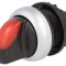 Comutator rotativ 22mm, LED roșu
