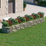 Strat &icirc;nălțat gabion, 500x100x50 cm, fier galvanizat