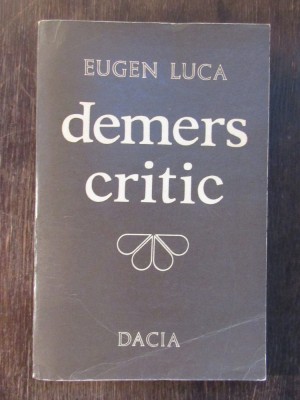 DEMERS CRITIC -EUGEN LUCA foto