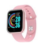 Cumpara ieftin Ceas smartwatch, Bluetooth, monitorizare somn, pedometru, puls, activitati, notificari, roz, Dactylion