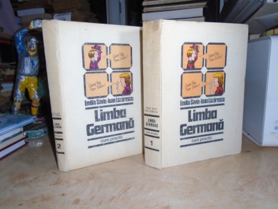 EMILIA SAVIN - LIMBA GERMANA _ CURS PRACTIC ( 2 VOL. ) , 1982 foto