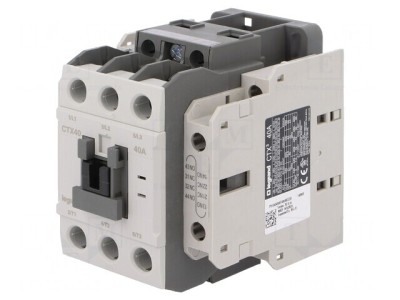 Contactor 3P 40A 230V AC cu 2NC și 2NO foto