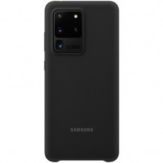 Husa TPU Samsung Galaxy S20 Ultra G988 / Samsung Galaxy S20 Ultra 5G G988, Neagra EF-PG988TBEGEU