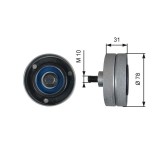 Rola ghidare curea accesorii FleetRunner 78x31mm, alezaj 10mm, DAF camion, OE DAF 1399811, echivalent INA 532041410 Litens 951689 Gates