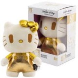Figurina de plus Yume Toys DZNR - Hello Kitty Golden Edition 18 cm, CD Media