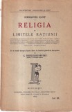 Iemmanuel Kant - Religia in limitele ratiunii (1924)