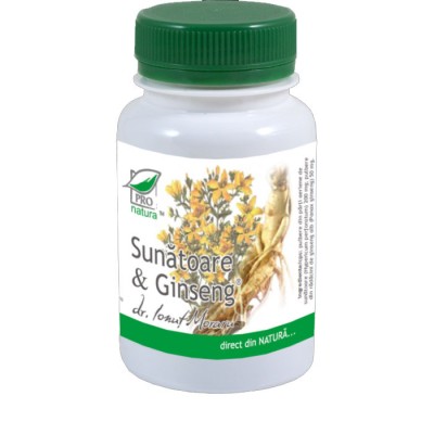 Sunatoare si Ginseng 150 capsule Medica foto