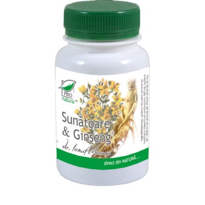 Sunatoare si Ginseng 60 capsule Medica foto