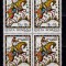 RO 1993 LP 1312 &quot;Ziua marcii postale rom.&quot;, bloc de 4 ,MNH