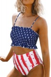 SW1888-441 Costum de baie 2 piese model USA, XL