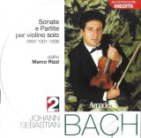 Johann Sebastian Bach Violino Marco Rizzi - Sonate E Partite Per Violino Solo BWV 1001-1006, 2xCD