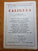 Program Teatrul National Caligula Radu Beligan Iuliu Moldovan Silvia Popovici Teatru