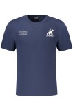 Cumpara ieftin U.S. Grand POLO Tricou barbati din bumbac cu logo la baza gatului, bleumarin inchis, S