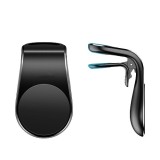 Suport Auto cu Magnet Neodim pentru Telefon Premium, Tableta, GPS cu Prindere pe Grila de Ventilatie, Negru, CBD CORAL BEST DEALS Negru Negru 1 bucata