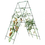 vidaXL Spaliere de grădină plante cățărătoare 2 buc. oțel, cu cadru A