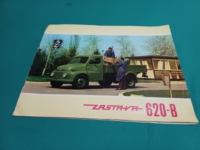 PLIANT PREZENTARE AUTOMOBIL ZASTAVA 620-B * YUGOSLAVIA / TEXT LIMBA FRANCEZĂ / 600 foto