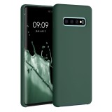 Husa pentru Samsung Galaxy S10 Plus, Silicon, Verde, 49028.169, Carcasa, Kwmobile