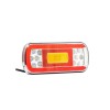 Lampa spate 220x100, 6 functii, cu ceata si numar, LED, Fristom Cod: FT-130PM Automotive TrustedCars, Oem
