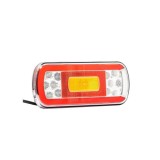 Lampa spate 220x100, 6 functii, cu ceata si numar, LED, Fristom Cod: FT-130PM Automotive TrustedCars, Oem