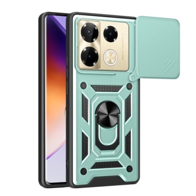 Husa pentru Infinix Note 40 Pro 4G - Techsuit CamShield Series - Green foto