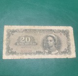 Bancnota 20 lei 1950 RPR