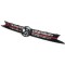 Grila masca radiator VW Polo, 09.2017-, Gti, Fata, cu banda rosie; negru, Aftermarket