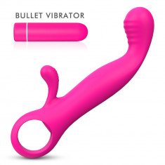 Vibrator Precious, 9 Moduri Vibratii, Silicon, USB, Roz, 15.9 cm, Mokko Toys