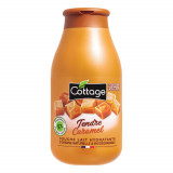 Gel de dus hidratant cu lapte si aroma de caramel, 250 ml, Cottage