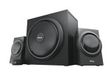 BOXE TRUST, &quot;Yuri &quot; 2.1, RMS: 60 W (2x 15W, 1 x 30W) negru, &quot;TR-23696&quot; (timbru verde 2.00 lei)