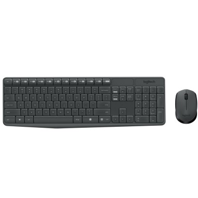Kit Tastatura + Mouse Wireless Logitech MK235 foto