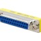 Conector adaptor D-Sub 25pin mamă-mamă