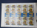 Exp. Filatelica rom&acirc;no-chineza 1994 coala timbre mnh