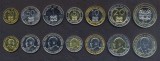 KENYA █ SET COMPLET DE MONEDE █ 50+50 Cents +1+5+10+20+40 Shillings █ UNC