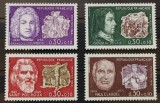 BC392, Franta, lot 4 timbre 1968, personalitati