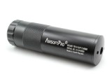 Amortizor AirsoftPro A.E.I. 140mm x 40mm, Full Metal, CNC, Filet CCW, Compatibil M4/M16/AK/G36, Negru Mat