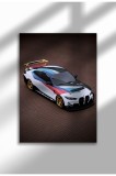 Poster p&acirc;nză ne&icirc;nrămat cu supermașină - Imprimare digitală - M4 GT3 06 | A3 (29.7 x 42 cm)