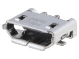 Soclu USB Micro B SMT 5-Pin Orizontal pentru PCB, TE Connectivity