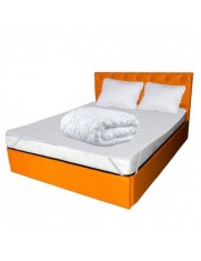 Set Saltea cu spuma, Venus Eco Memory 160x200x17cm, cu spuma poliuretanica, memory foam 2 cm, fermitate mediu spre tare, Saltsib plus Pachet textile A