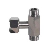 T-St&uuml;ck, Anschlussst&uuml;ck f&uuml;r CO2-Flaschen