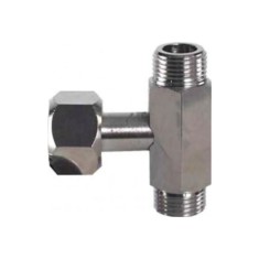 T-St&uuml;ck, Anschlussst&uuml;ck f&uuml;r CO2-Flaschen