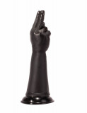 Dildo Realistic Pumn Fisting, Negru, 35 cm, X-Men