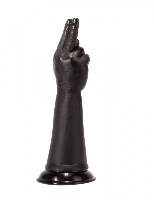 Dildo Realistic Pumn Fisting, Negru, 35 cm