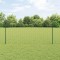 vidaXL &Icirc;ngrădire cu st&acirc;lpi Verde 1 x 10 m Oțel